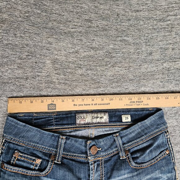 BKE Women's Sabrina Boot Cut Denim Jeans Sz28 (30X29) Regular Blue Medium Wash - Picture 13 of 15